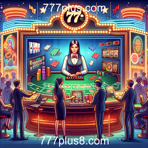A Emoção do Cassino ao Vivo no 777plus.com